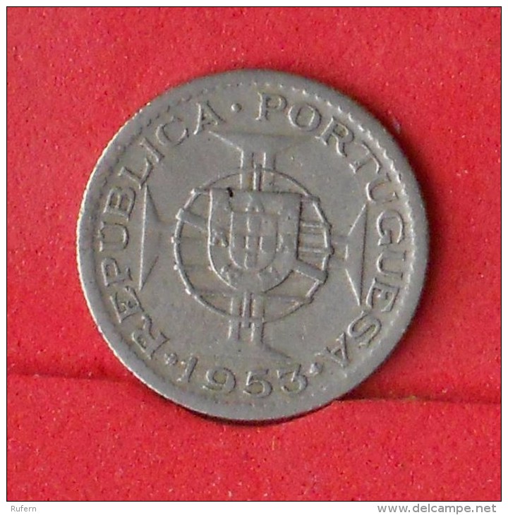 ANGOLA  2,5  ESCUDOS  1953   KM# 77  -    (Nº12649) - Angola