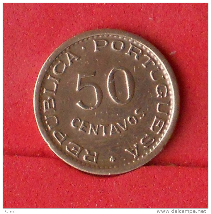 ANGOLA  50  CENTAVOS  1953   KM# 75  -    (Nº12651) - Angola