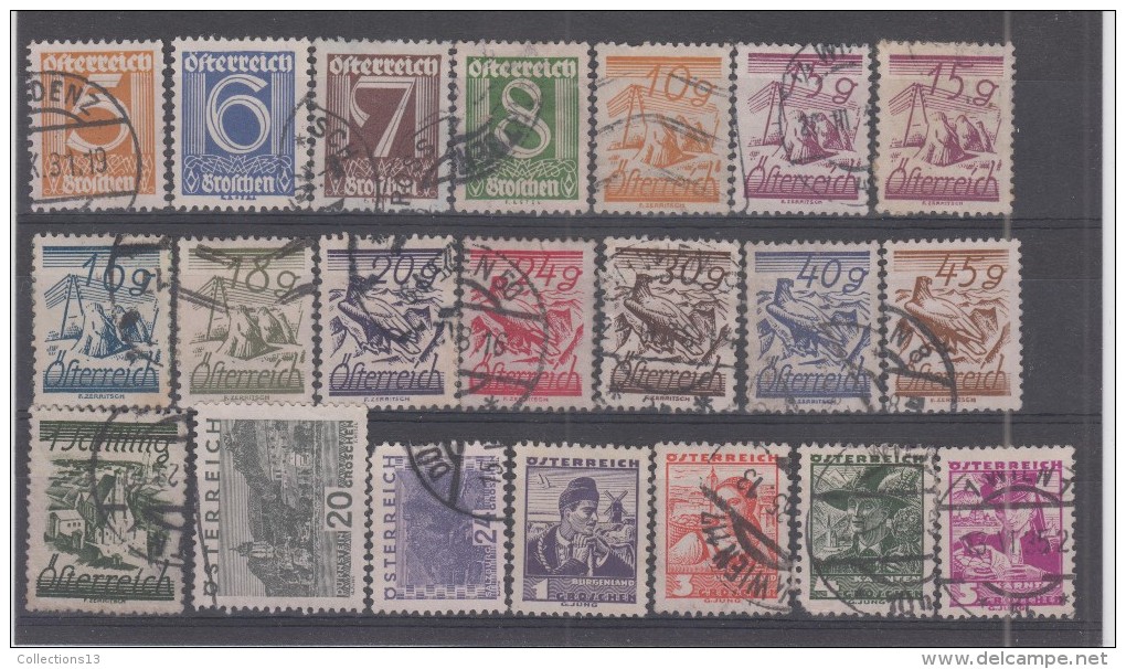 AUTRICHE - Lot  121 Timbres - Collections