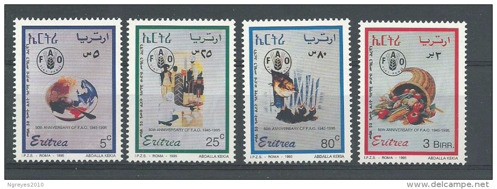 150023513  ERITREA  YVERT   Nº  274/7  **/MNH - Eritrea