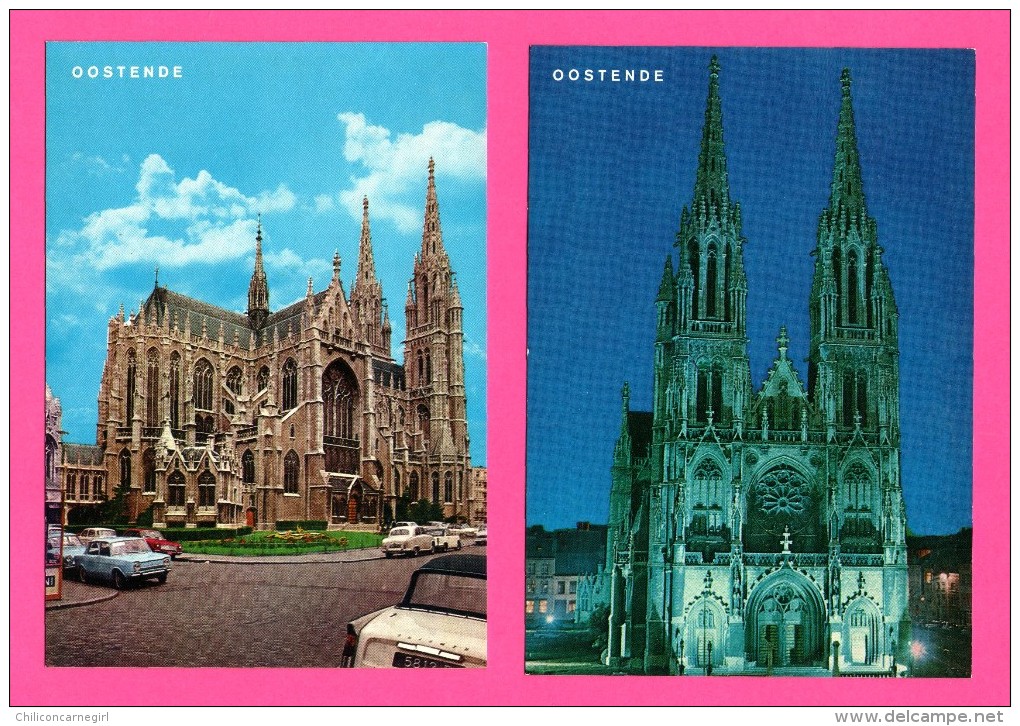 Lot De 82 Cartes D'Oostende - Monument - Parc - Cathédrale - Digue - Paquebot - ......... - Multivues - Toutes Scannées - 5 - 99 Postkaarten