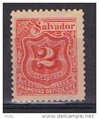 El Salvador Y/T T 10 (*) Zonder Gom, Sans Gomme, No Gum. - Salvador