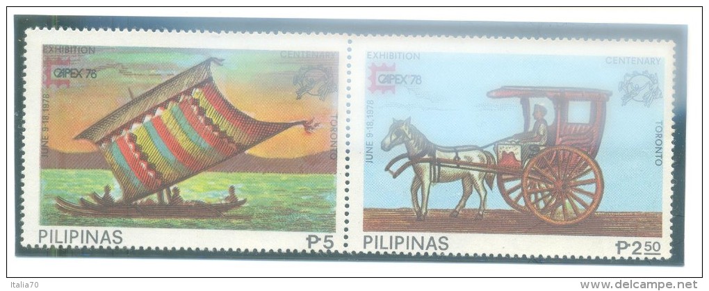 FILIPINAS-CAPEX´76 1066/11067 (2V)   1978  IVERT - Filipinas