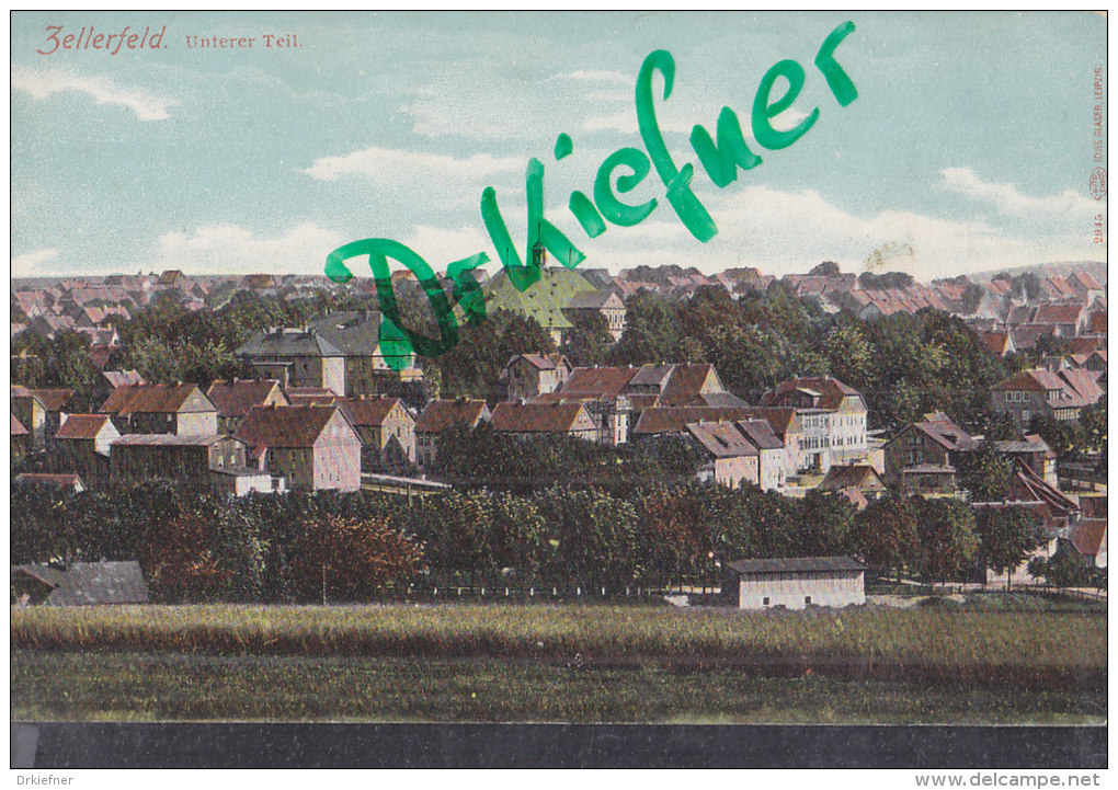 Zellerfeld, Unterer Teil, Um 1905 - Clausthal-Zellerfeld