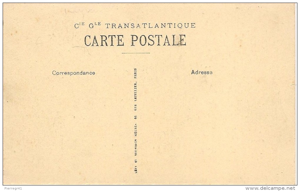 CPA-1920-PAQUEBOT-Cie GENERALE TRANSATLANTIQUE-LE PARIS-TBE-RARE - Paquebots