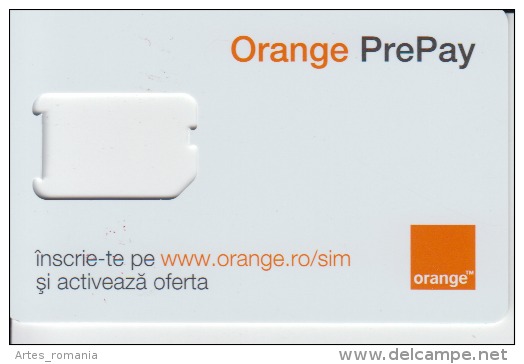 Phonecard Prepay Orange USIM - Romania