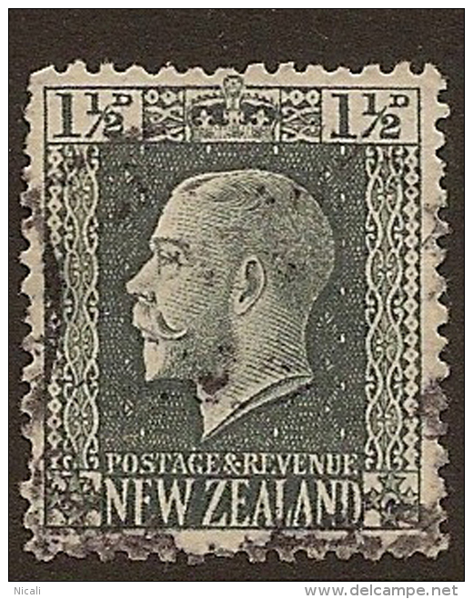 NZ 1915 1 1/2d KGVI P14x14.5 SG 416a U #OK27 - Usati