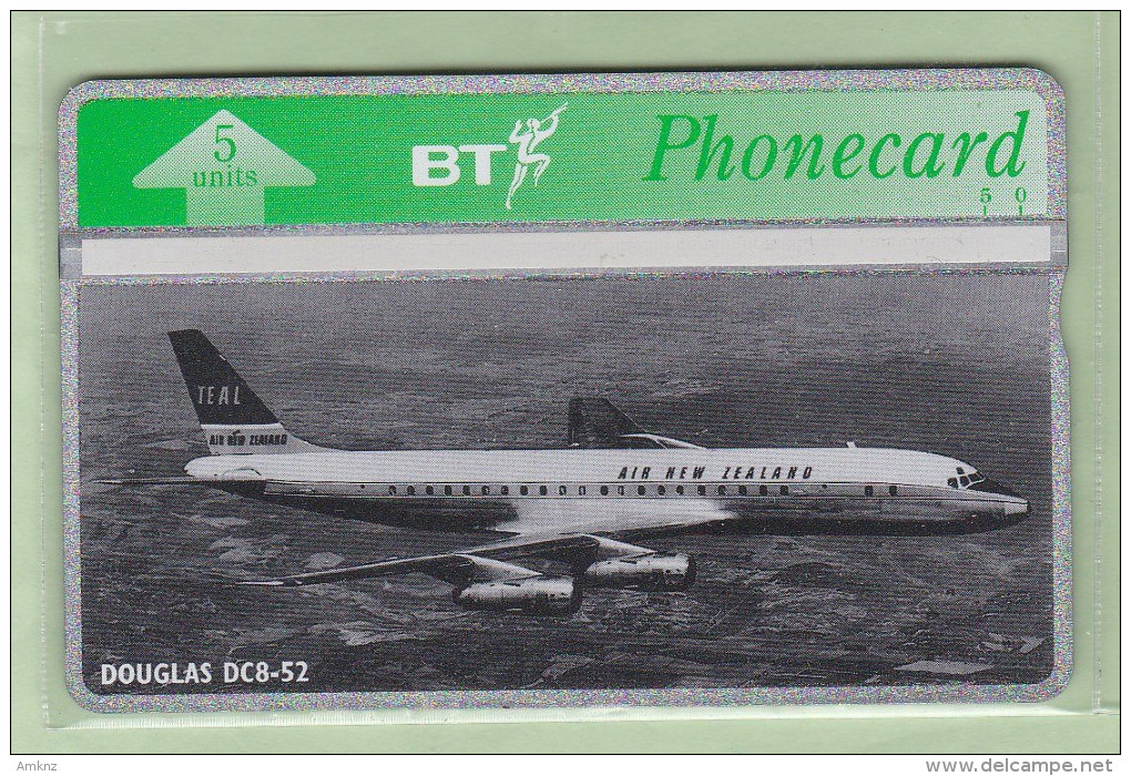 UK - BT General - 1994 Air New Zealand - 5u Douglas DC8-52 - BTG439 - Mint - BT Emissions Thématiques Avions Civils