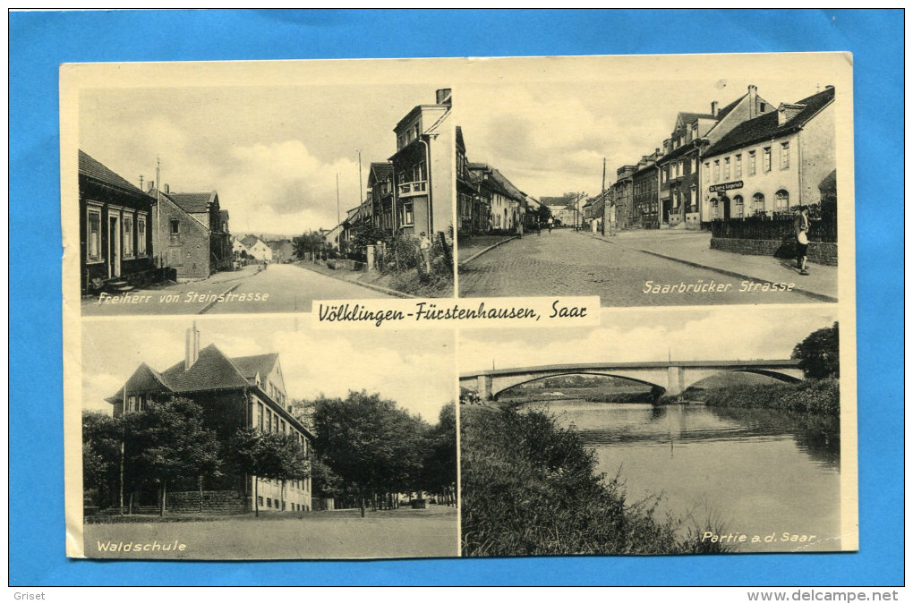 VOLKLINGER-FURCSTENHAUSEN-SAAR-multivues -édition Solzbacher-années 1910-20 - Autres & Non Classés