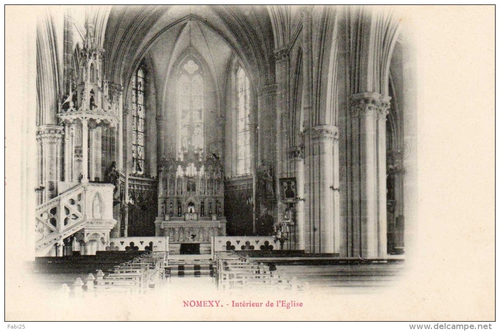NOMEXY  Interieur De L'église - Nomexy