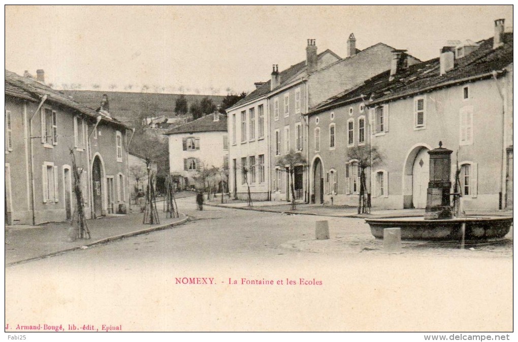 NOMEXY La Fontaine Et Les Ecoles - Nomexy