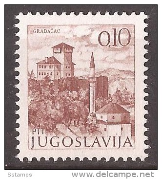 1972  1465 II XA  FREIMARKE JUGOSLAVIJA JUGOSLAWIEN  BOSNIA GRADACAC OFSET PERF- 13 1-4  MNH - Unused Stamps