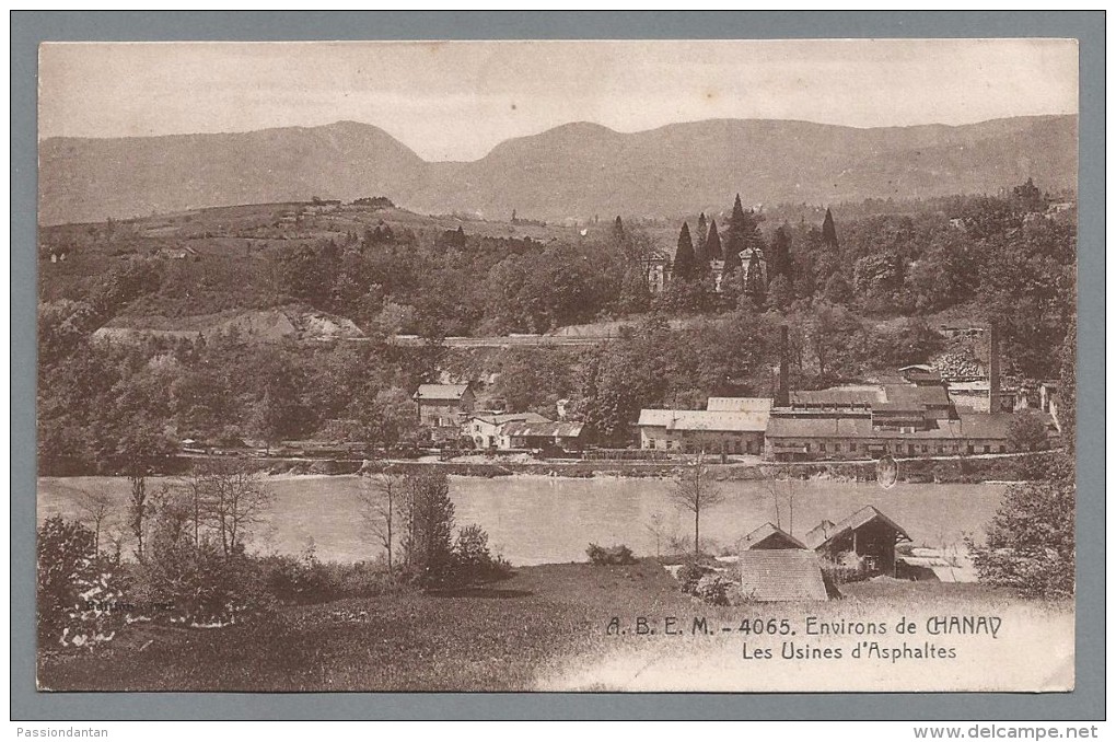 CPA Chanay - Les Usines D'Asphaltes - Sin Clasificación