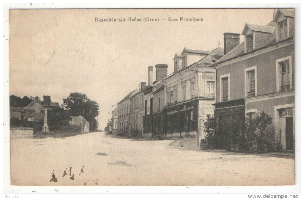 61 - BAZOCHES-SUR-HOENE - Rue Principale - Bazoches Sur Hoene
