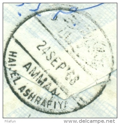 Jordan - 1968 - 2 Stamps On Cover To Borken / West Germany - Jordanië