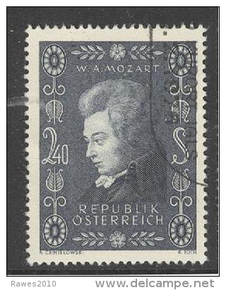 Österreich 1956 Mi. 1024 Gest. Mozart - Used Stamps