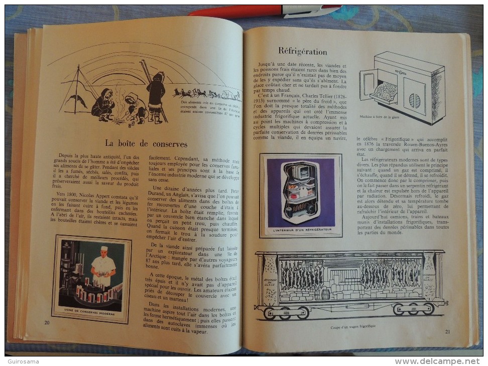 L'encyclopédie par le timbre n°50 : Sciences et inventions par A. Hamilton et W. Bolin - 1958 - complet