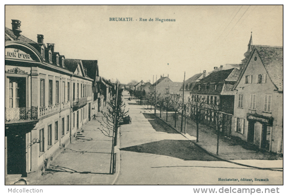 67 BRUMATH / Rue De Haguenau / - Brumath