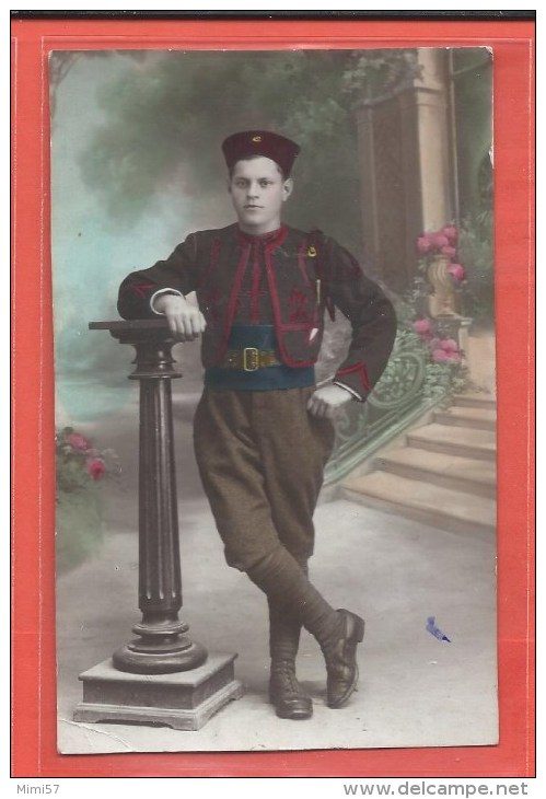 C.P.A. 8iem Régiment De Zouave - ORAN Algérie - Enfant De Kuntzig - Personnages