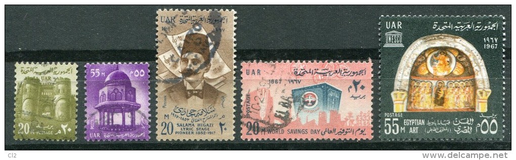 EGYPTE - Y&T 703 à 706, 708 - Used Stamps