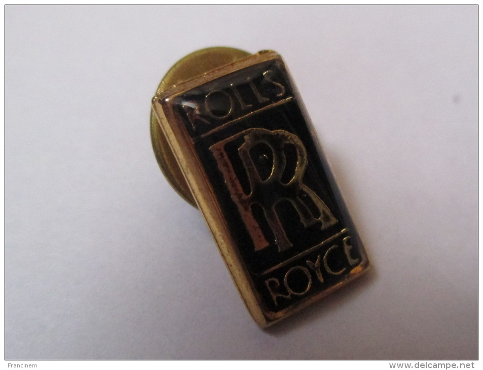 Pin's Voiture / Logo Rolls Royce (hauteur: 1,5 Cm) - Andere & Zonder Classificatie