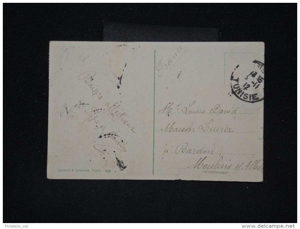 FRANCE - Vignette Croix Rouge Sur Cp De Carthage En 1912 - Aff. Plaisant - A Voir - Lot P10603 - Red Cross