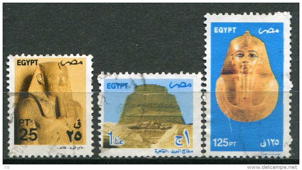 EGYPTE - Y&T 1728,1731,1733 - Gebruikt
