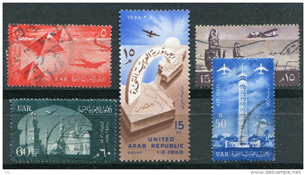 EGYPTE - Y&T Poste Aérienne 80 à 83 Et 85, - Airmail