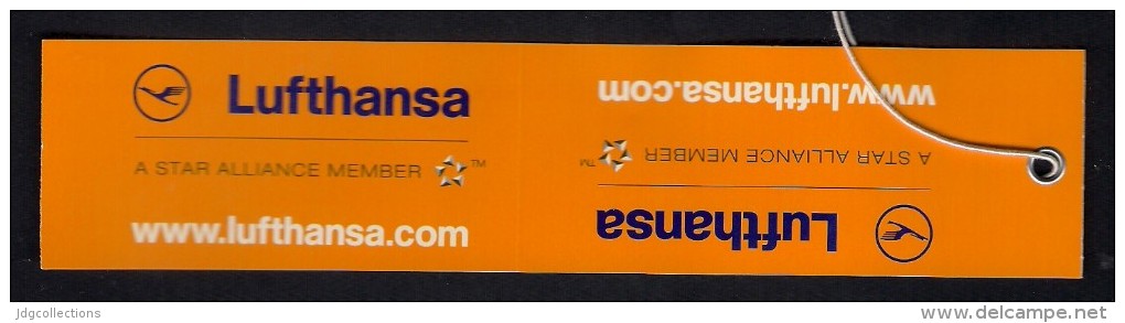 # LUFTHANSA BAGGAGE TAG 2005s Italy Airlines Airways Aviation Airplane Aereo Avion Balise Etikett Etiqueta - Baggage Labels & Tags
