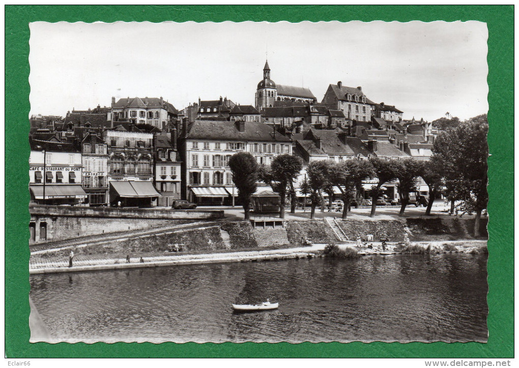 89 JOIGNY LA VILLE HAUTE  Le Bord Du Canal Les Pêcheurs CPSM  Grd Format Année 1970  EDIT  MAGE .J DERENNE - Joigny