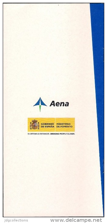 # AENA GOBIERNO ESPANA - ITEMS PROHIBITED ON AIRCRAFT Service Advert Aviation Air Publicitè Pubblicità - Advertisements