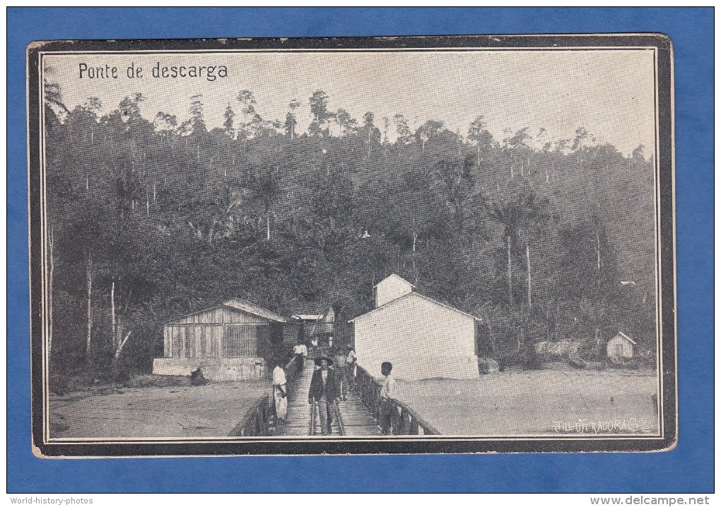 CPA Photo - Ponte De Descarga - Sao Tomé Et Principe - São Tomé Und Príncipe