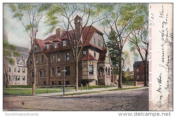 Connecticut New Haven Cloister Club House 1907 - New Haven