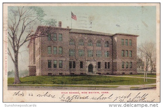 Connecticut New Britain High School 1906 - New Britain
