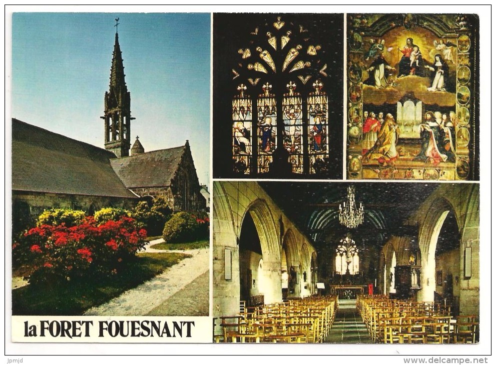 29 - LA FORÊT FOUESNANT - L'église Datant Du XVIe Siècle - Multivues - Belles Editions De Bretagne N° 9865 - 1980 - La Forêt-Fouesnant