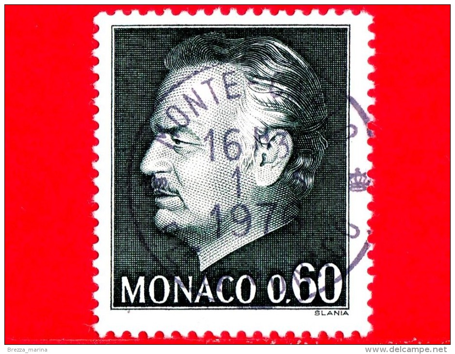 Principato Di MONACO - Usato - 1974 - Principe Ranieri - Prince Rainier III (1923-2005) - 60 - Usados