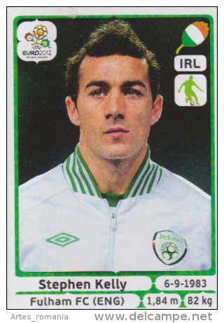 Stephen Kelly Stickers Panini Euro 2012 UEFA - Edizione Italiana