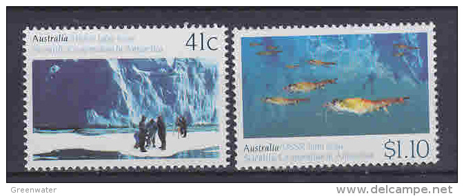 Australia 1990 Antarctica / Joint Issue With Russia 2v ** Mnh (23672A) - Ongebruikt