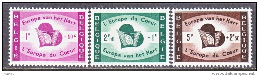 BELGIUM   B  638-40  *   DISPLACED PERSONS - Unused Stamps