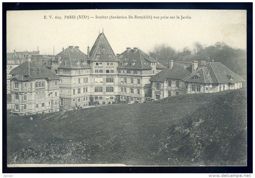 Cpa Du 75 Paris 19ème Institut - Fondation Rotschild - Vue Prise Sur Le Jardin    OCT18 - Distretto: 19