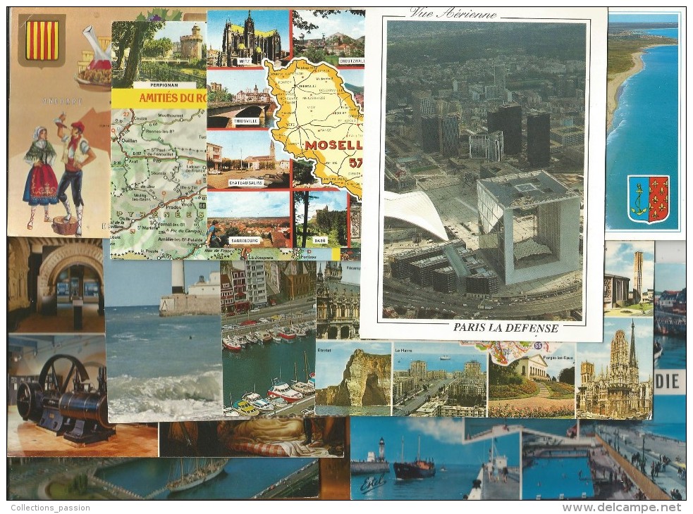 LOT DE 240 CARTES POSTALES , CPM , Bon état  , FRAIS DE PORT France : 7.00 € - 100 - 499 Postcards