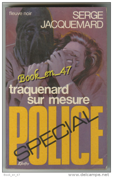 {75426} Serge Jacquemard ; Fleuve Noir Spécial Police N° 1353 , EO 1977 ; Traquenard Sur Mesure     " En Baisse " - Fleuve Noir