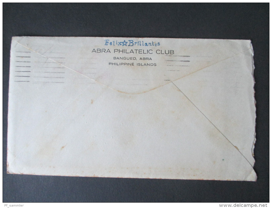 Philippinen Amerikanische Besetzung 7 Belege / FDC 1936/1937. Manila-Madrid. Korrespondenz Philatelisten Club