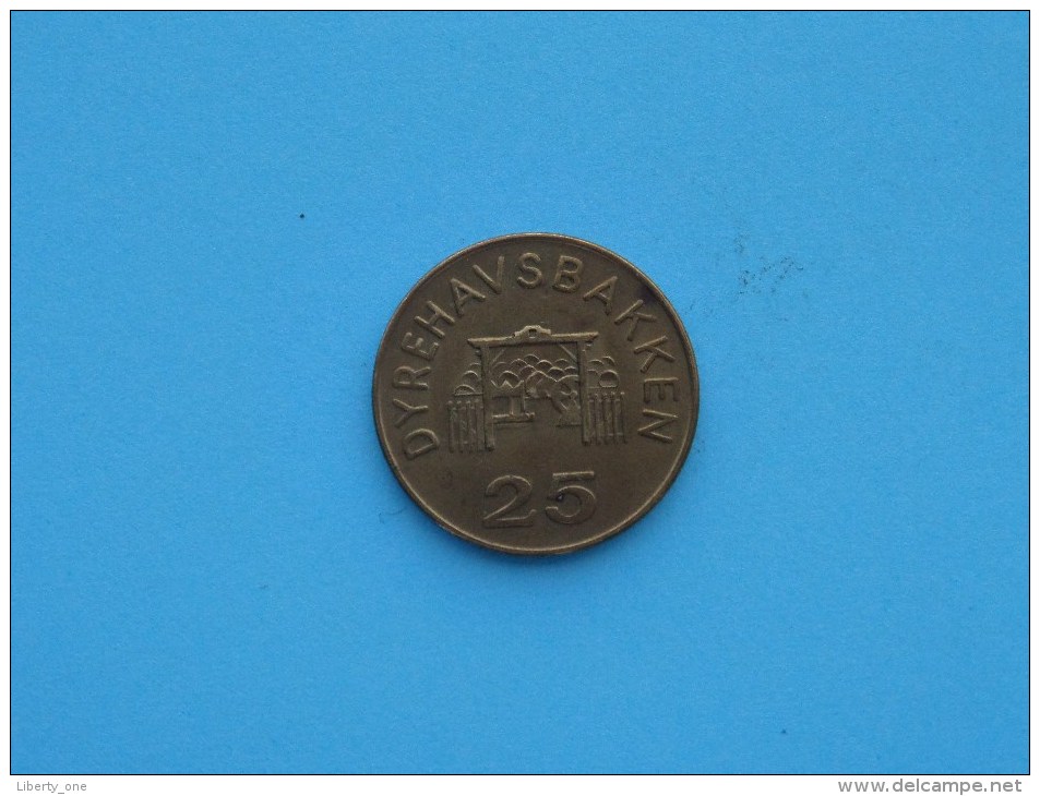 DYREHAVSBAKKEN 25 TELTHOLDERFORENINGEN 1885 Jeton / Token ( 23 Mm. / 4 Gr. Cu - For Grade, Please See Photo ) ! - Autres & Non Classés