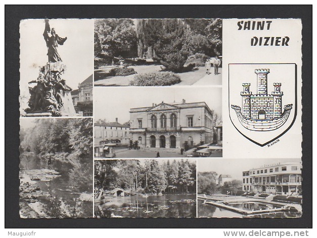 DF / 52 HAUTE MARNE / SAINT DIZIER / MULTIVUES ET ARMOIRIES / CIRCULÉE EN 1964 - Saint Dizier