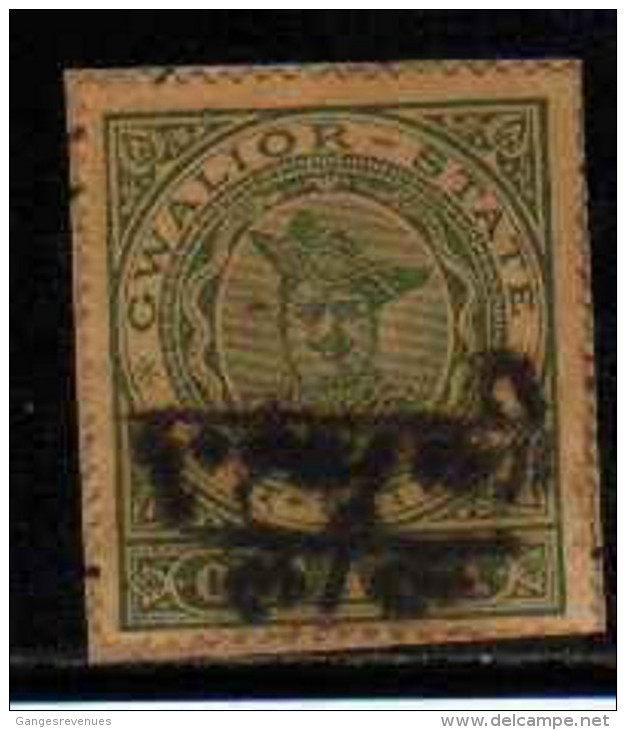 GWALIOR  State  1A  Revenue Type 41 K&M 410 # 87148 Inde Indien  India Fiscaux Fiscal Revenue - Gwalior