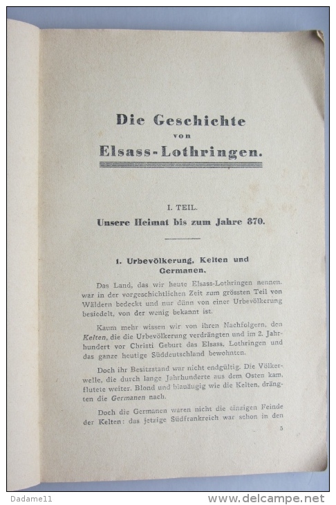 Alsace  Ouvrage Autonomiste 1935 - Autres & Non Classés