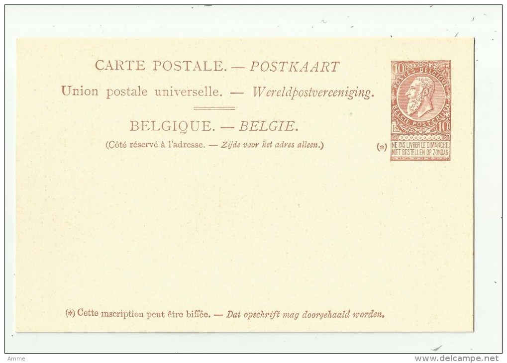 Oostende  *   A Bord Du Paquebot  De L'Etat Belge, Ligne Ostende - Douvres  - Ville De Douvres  (P.J. Clays) 10 Ct. - Schiffspost