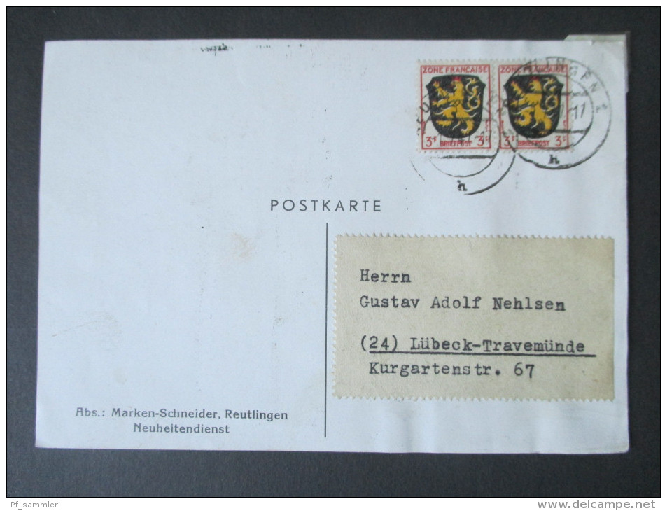 Belegeposten  70 Stk. Nachkriegsjahre. SBZ / Am Post / All. Besetz. / Franz. Zone. Ganzsachen / Briefe. Zensur /Landpost - Collections (without Album)