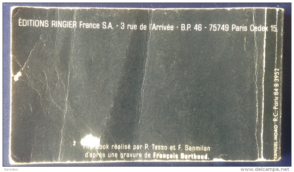 Petit Livre D'animation Émois De 5,5x9,5 Cm - Édition Ringier - Dessin De Francois Berthoud - Autres & Non Classés